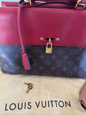 Louis Vuitton Venus with upgraded adjustable  LV monogram strap, pouch avail